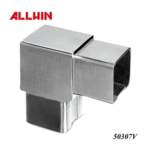 stainless steel flush  degree tube connection fitting square tube