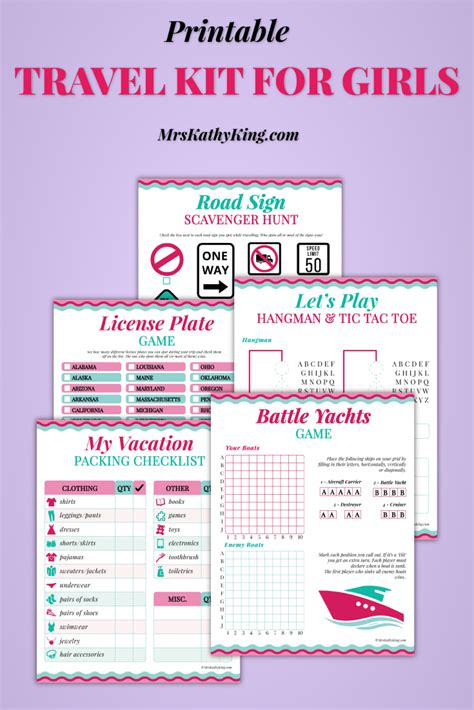 printable travel games  activity sheets pack