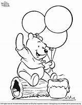 Pooh Winnie Coloring Library sketch template