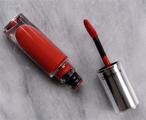 beauty care mac upgraded extra chili locked kiss ink lipcolours reviews swatches
