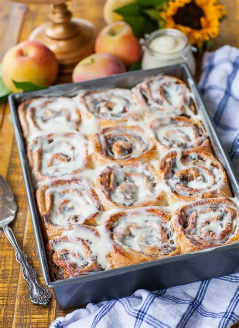 Apple Pie Cinnamon Rolls With Cream Cheese Frosting Tatyanas Everyday