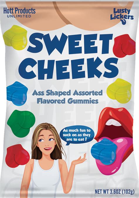 Sweet Cheeks Ass Shaped Assorted Flavor Gummies Hp3512 Hott Product