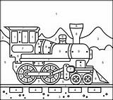 Locomotive Easy sketch template