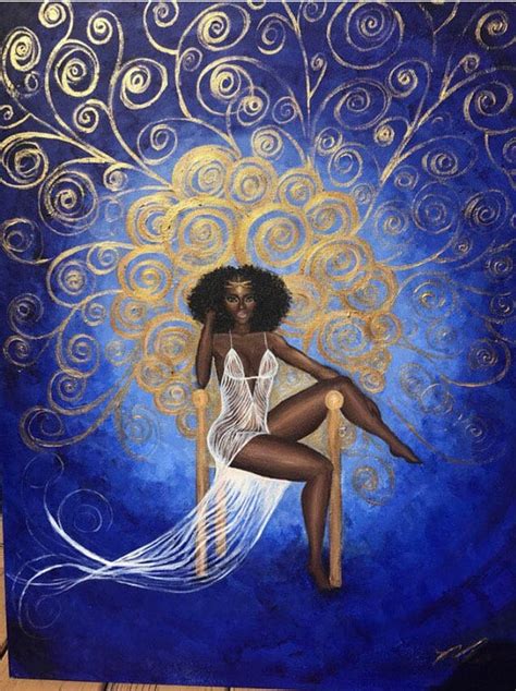 African American Black Art Queen Print