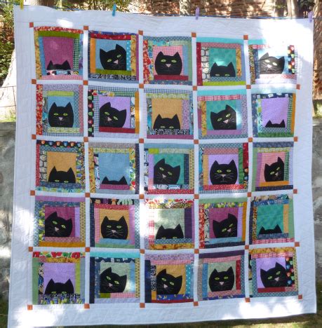 black cat quilt  quilt patterns blocks angie padilla quilt