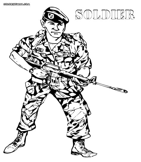 soldier coloring pages coloring pages    print