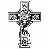 Kreuz Keltisches Wandtattoo Croce Keltisch Kruis Kors Croix Keltisk Celtic Muursticker Celtica Celtique Trenddeko sketch template