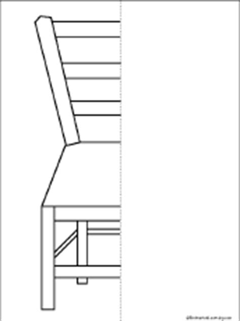 symmetrical chair picture finish  drawing worksheet
