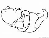 Pooh Lying Down Winnie Coloring Disneyclips Misc Pages Funstuff sketch template
