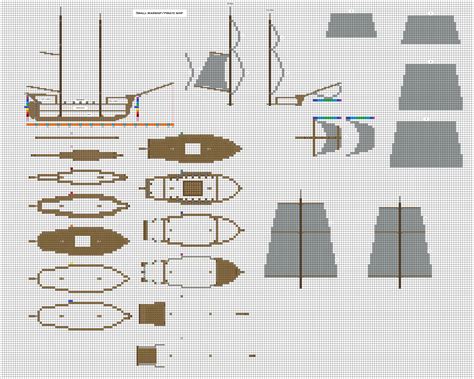 minecraft small pirate warship  wip  coltcoyote  deviantart