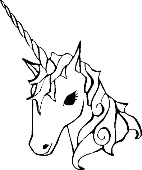 easy coloring pages  unicorns  print unicorn coloring pages