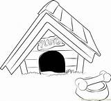 Dog House Pluto Coloring Pages Doghouse Color Getcolorings Template Coloringpages101 sketch template