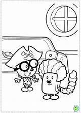Wow Wubbzy Coloring Pages Dinokids Coloring4free Printable Close sketch template