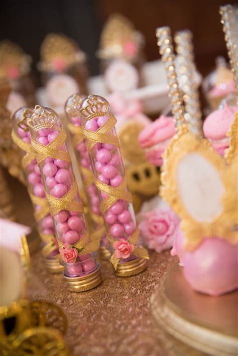 Kara S Party Ideas Gold And Pink Royal Princess Birthday