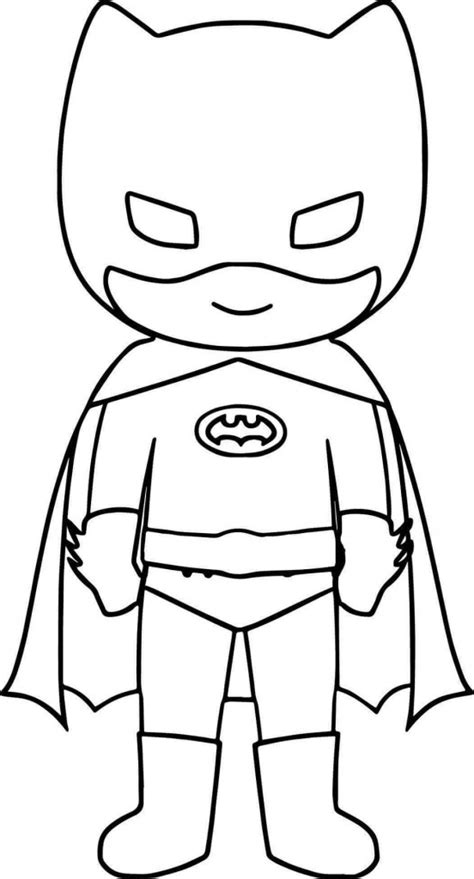 easy batman coloring pages