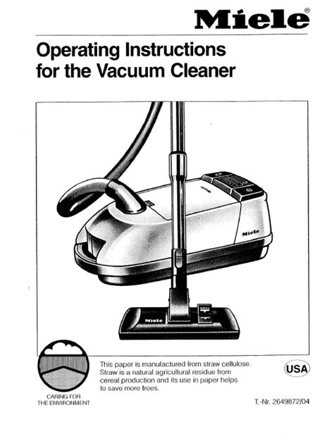 miele vacuum cleaner  black diamond manual   manualslib