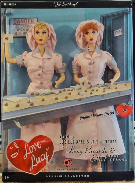 I Love Lucy Episode 39 Job Switching Barbie Collector Pink