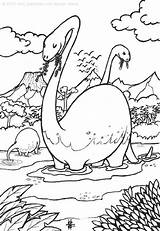 Coloring Brontosaurus Pages Clipart Library Face sketch template