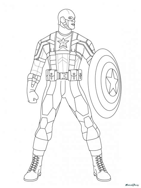 avengers infinity war captain america coloring page coloring home