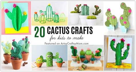 cute cactus crafts  kids