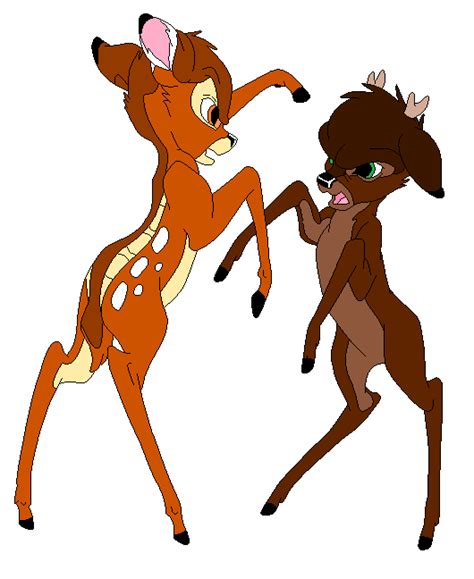Bambi Vs Ronno By Lunawolfpup On Deviantart