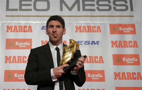 messi receives golden boot as europe s top scorer the mail and guardian
