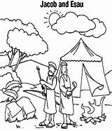 Jacob Esau Coloring Camping Pages Getcolorings Color Printable Print sketch template