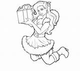 Coloring Pages Girl Pinup Christmas Sexy Clipart Printable Colouring Library Color Getdrawings Getcolorings Comments Popular Coloringhome sketch template