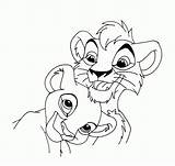 Coloring Pages Kovu Lion King Kiara Library Clipart sketch template