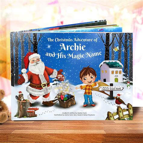 personalised childrens christmas story book totally unique great