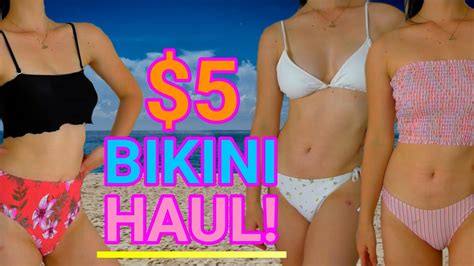 5 Bikini Haul Ll Try On And Review Youtube