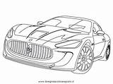Maserati Colorare Trasporto Mezzi Automobili sketch template