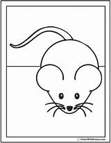Mouse Coloring Pages Little Kids Print Colorwithfuzzy sketch template