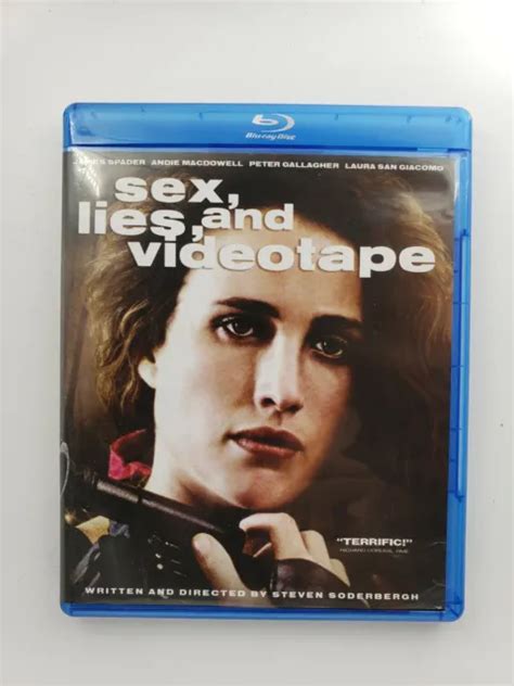 Sex Lies And Videotape James Spader Blu Ray 12 99 Picclick