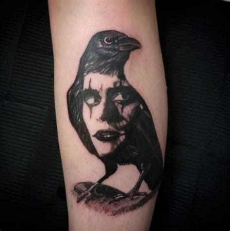 40 incríveis tatuagens inspiradas em filmes tatuagem de corvo