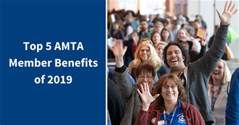 Top 5 Amta Member Benefits Of 2019 Amta Texas Chapter