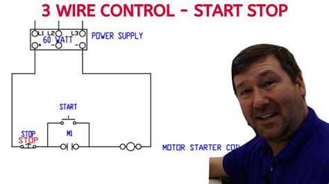 single phase start stop switch wiring diagram