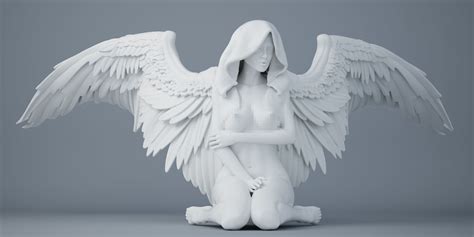 Sexy Angel Series 009 3d Printable Model Modern Cgtrader