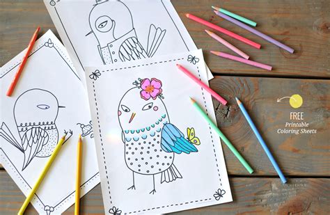 coloring sheets printables roundup creature comforts