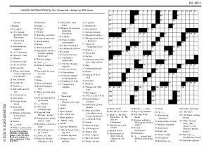 reprint  ny times sunday crossword public announcements