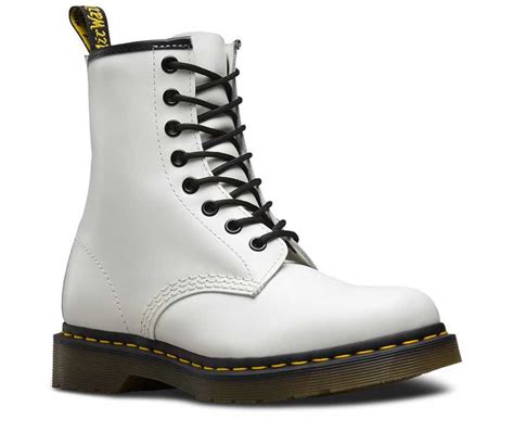 smooth black  white shoes boots dr martens official