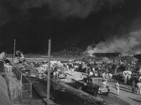 historic rare footage   aftermath   deadly  explosion  texas city