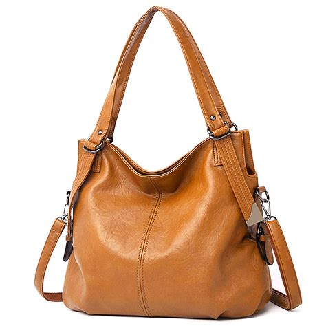 ladies designer vegan leather hobo bag women large top handle shoppers tote handbag wshoulder