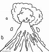 Volcano Drawing Coloring Pages Kids Eruption Explosion Printable Color Para Getdrawings Cool2bkids Volcanoes Taal Template Volcanic Clipart Dinosaur Cartoon Natural sketch template