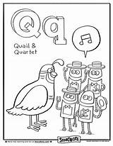 Coloring Storybots Bots Quail Quartet sketch template