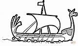 Viking Ship Coloring Vikings Clipart Cartoon Clip Longship Drakkar Drawing Pages Ships Boat Longboat Printable Minnesota Drawings Cliparts Line Clipartbest sketch template