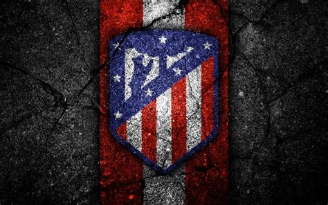 Download Wallpapers 4k Atletico Madrid Fc New Logo La