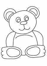 Gangsta Bear sketch template