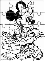 Coloring Puzzle Minnie Websincloud sketch template
