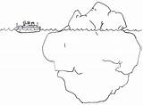 Iceberg Drawing Coloring Pages Antarctica Beautiful Pencil Getdrawings Line Realistic Colorful Sketch sketch template